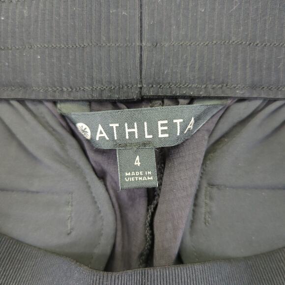 Athleta Mod Trekkie Crop Pants 291743 Black Cropped Activewear Womens 4 Gorpcore - Picture 7 of 8